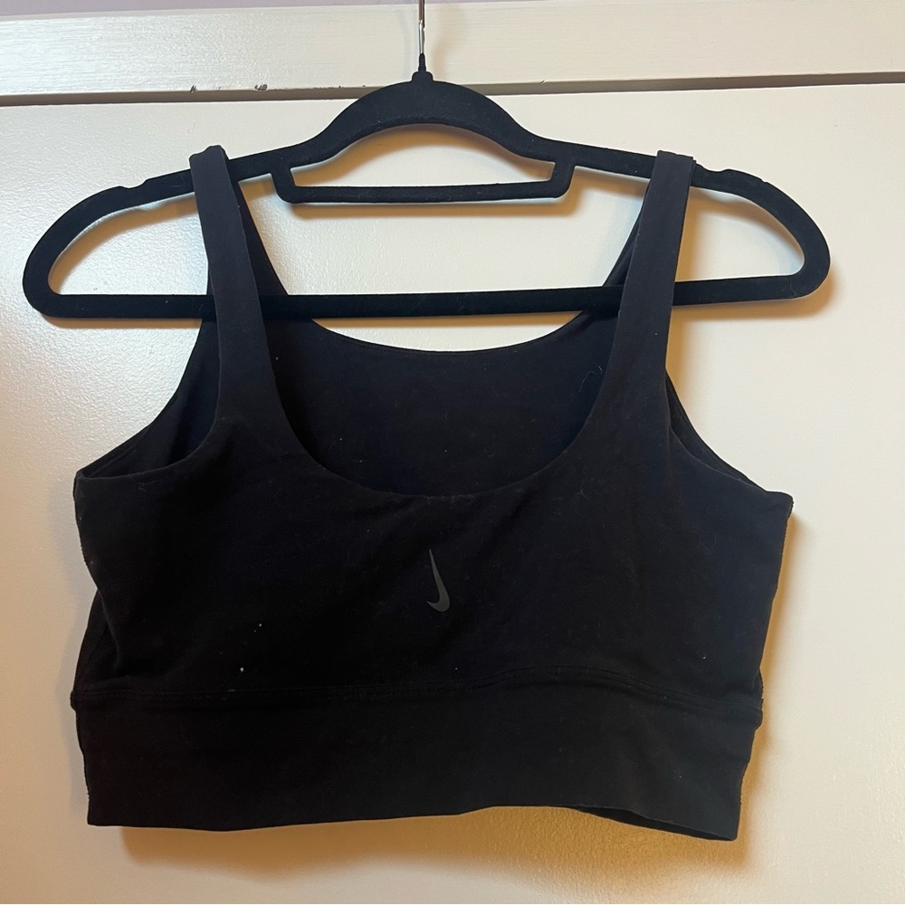 Nike Black Cropped Tank Top - Picture 4 of 4